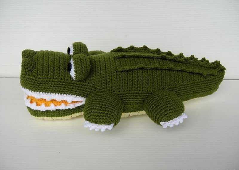 Crocodile knitting pattern