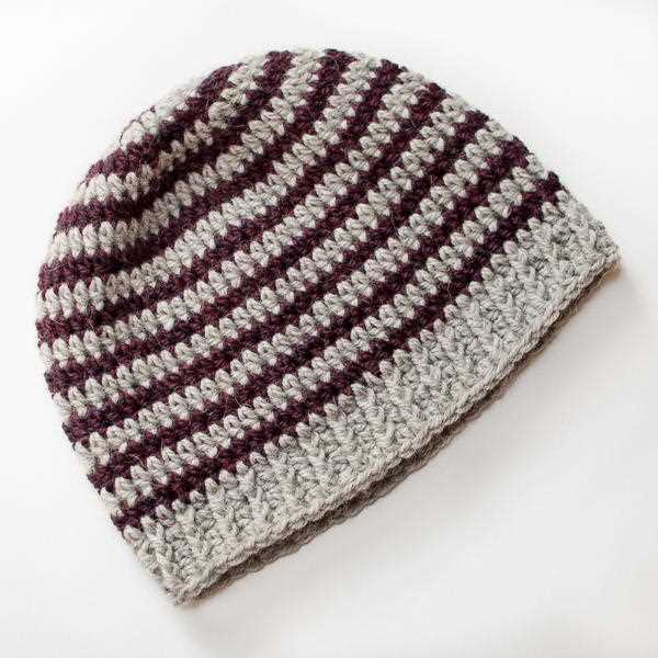 Free knitting pattern for hats for the homeless