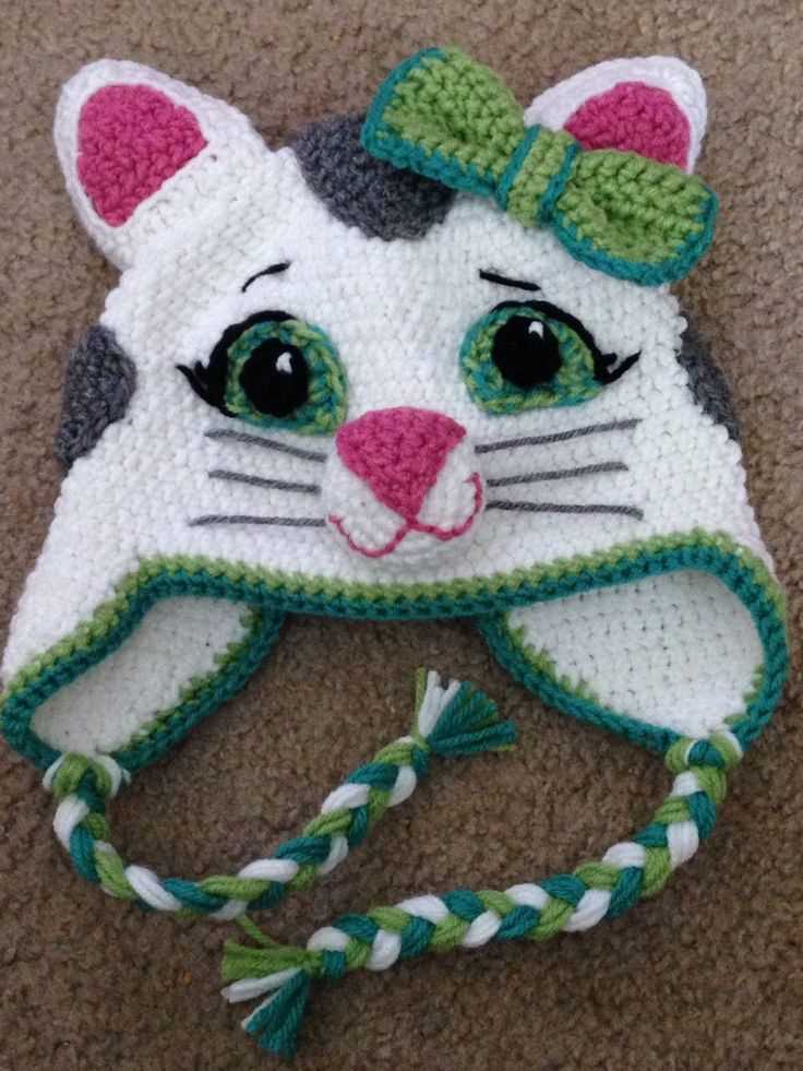 Kitty cat knit hat pattern