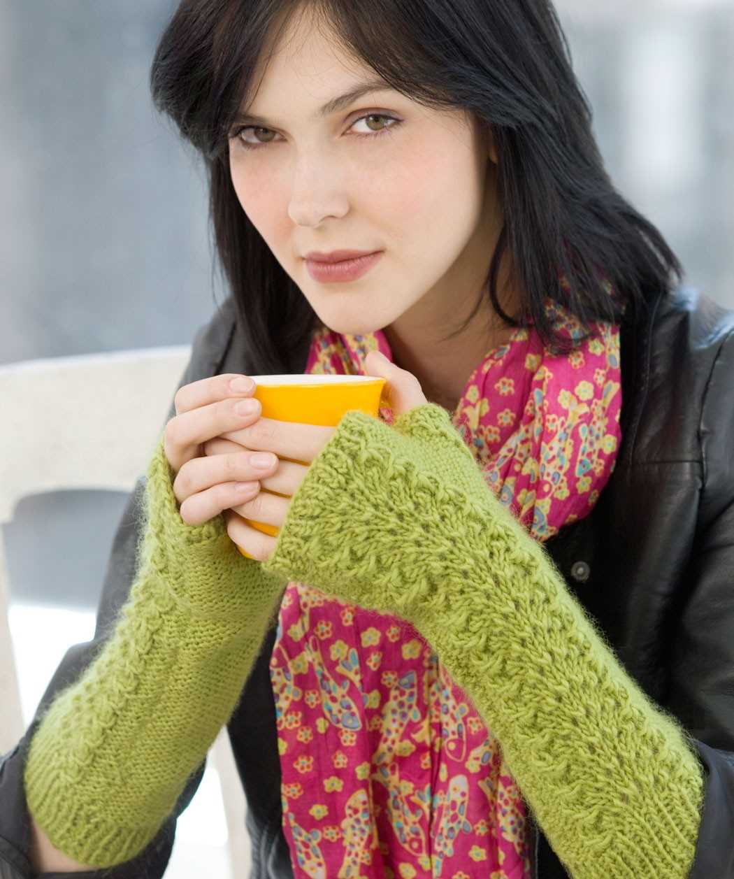 Free knit arm warmers pattern