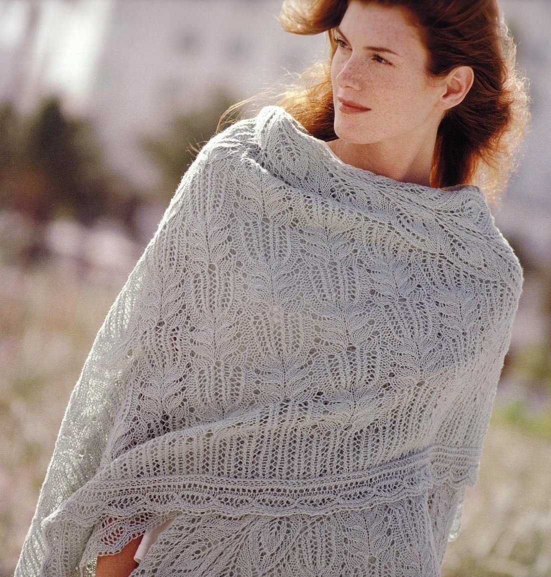 Mohair wrap knitting pattern