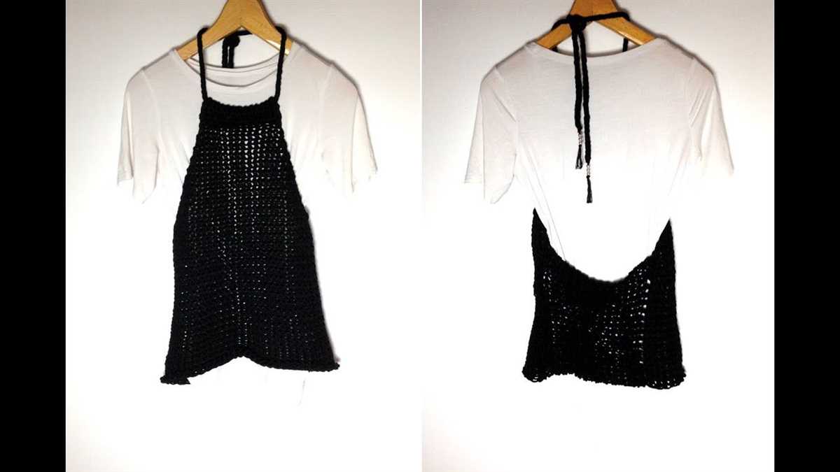 Halter neck knitting pattern