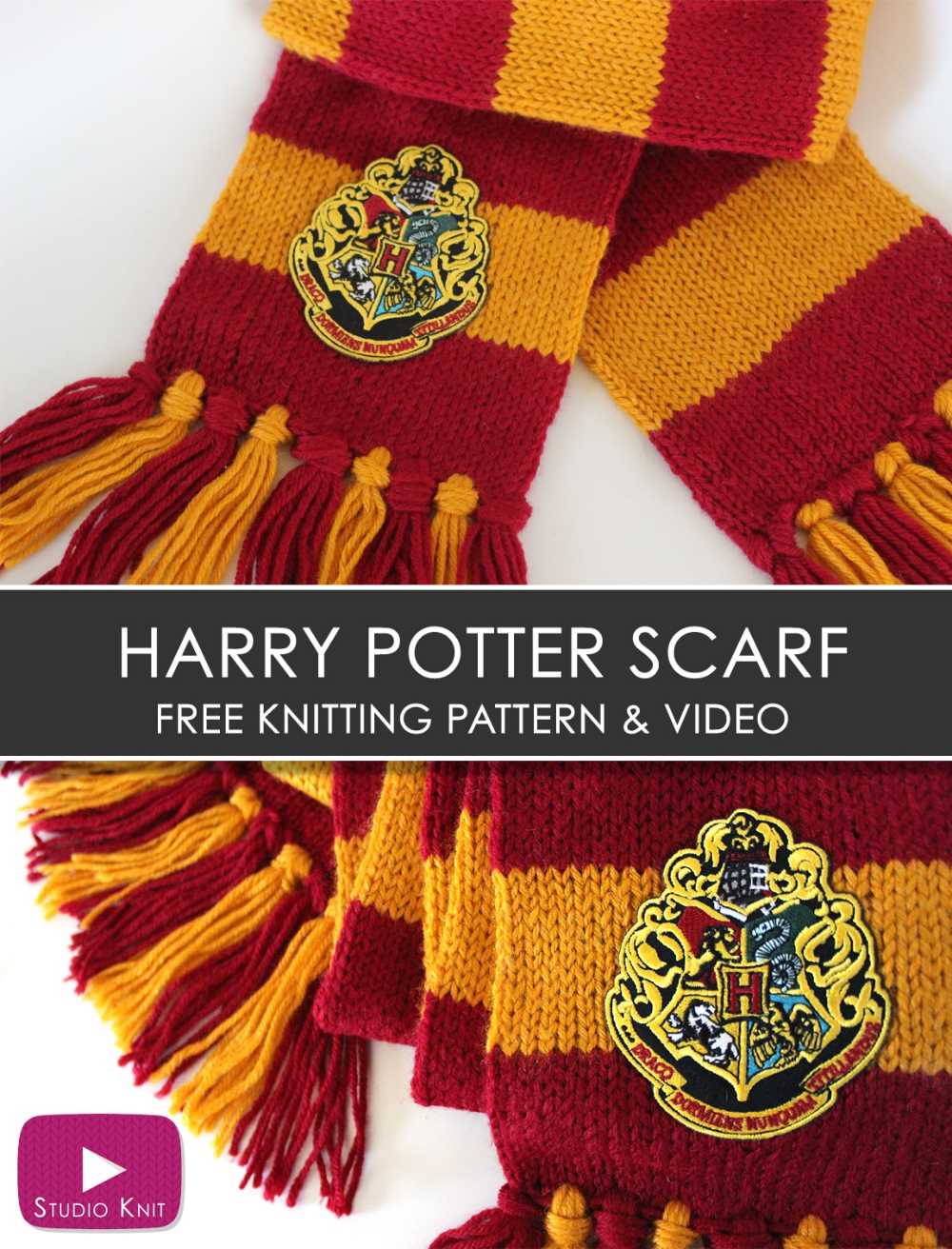Harry potter scarf knit pattern
