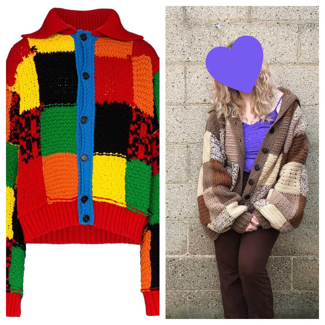 Harry styles knitted cardigan pattern