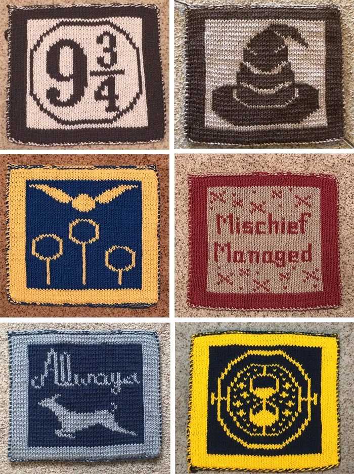 Harry potter knitting pattern book