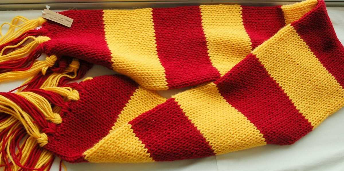 Harry potter scarf knit pattern