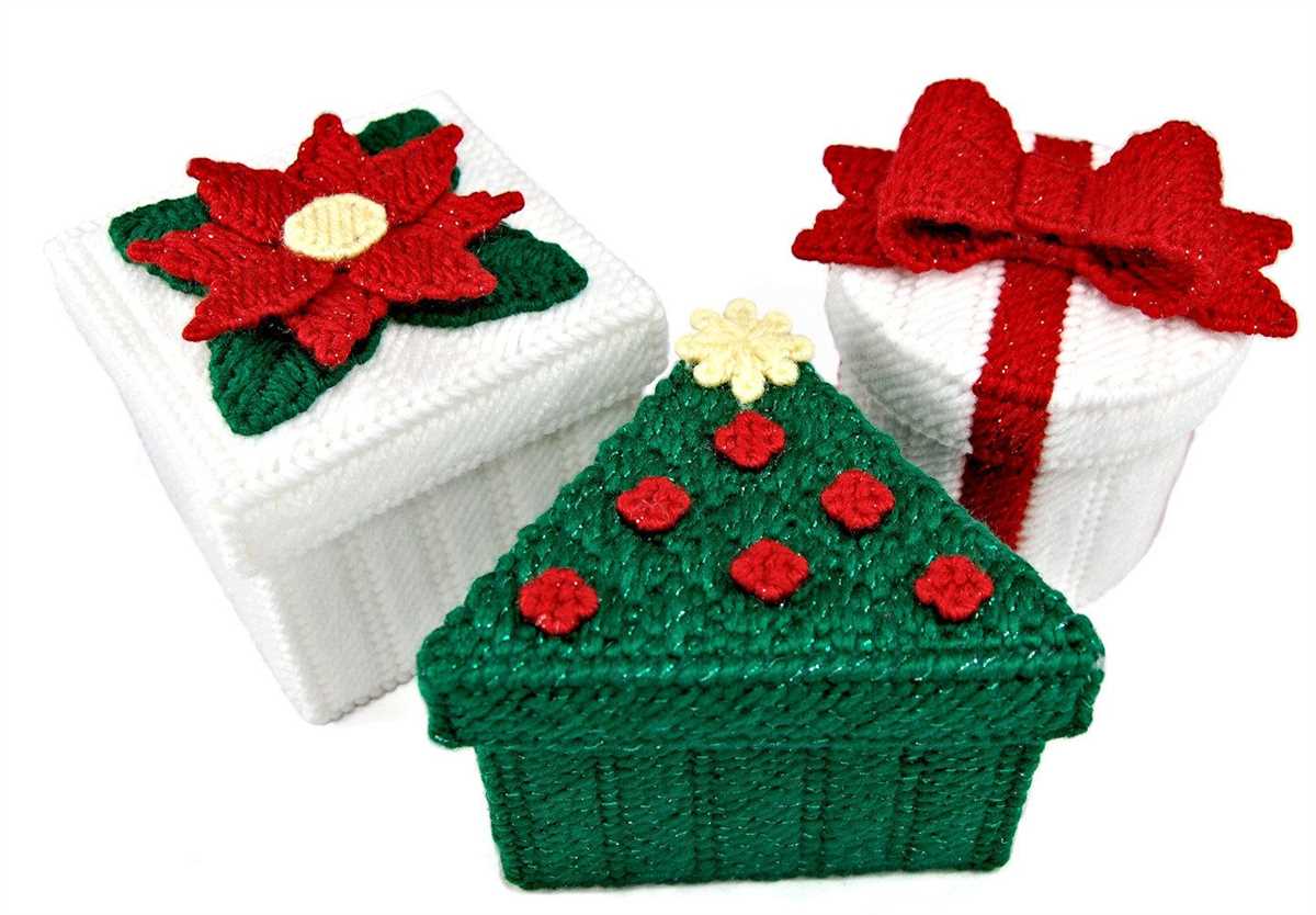 Knitted box pattern