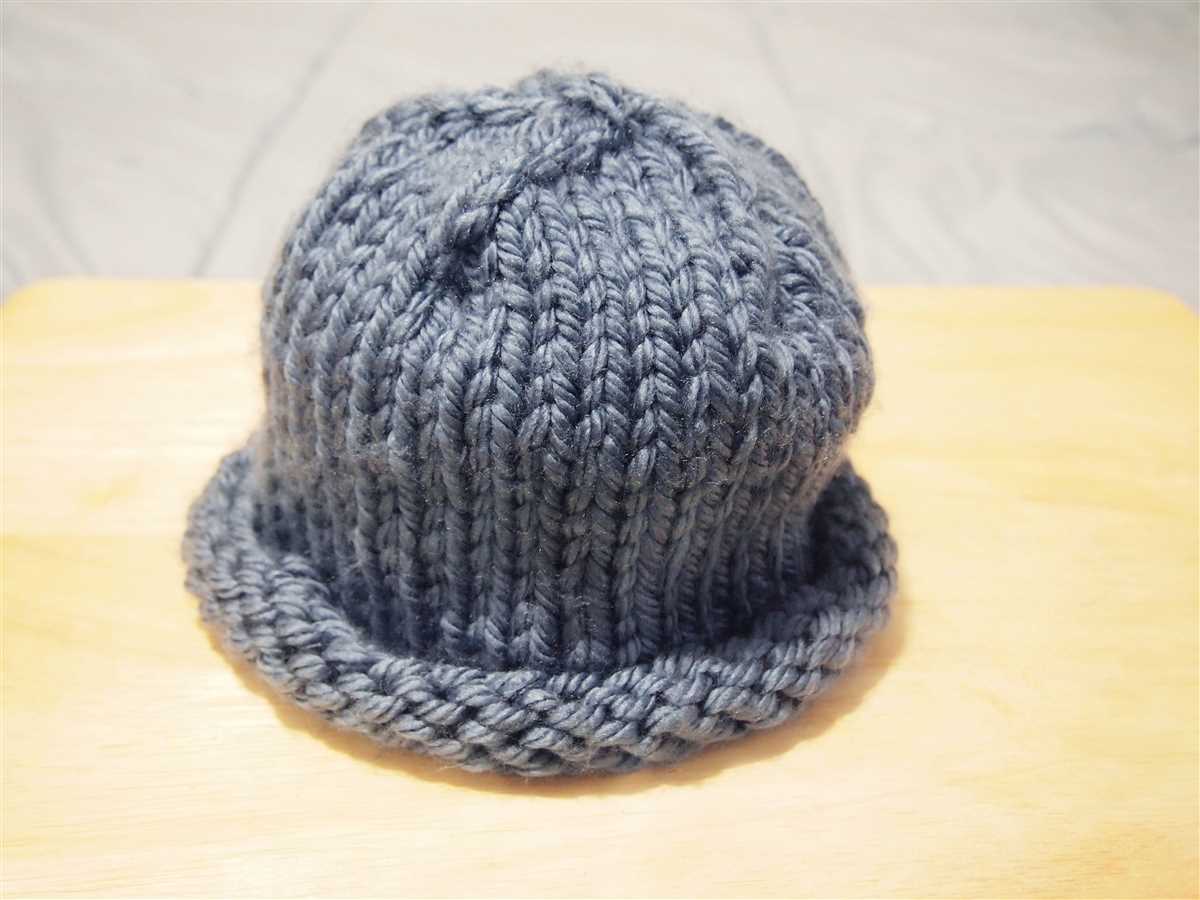 Hat knitting pattern circular needles