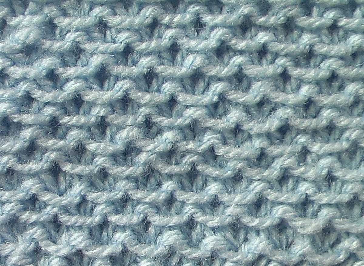 Knit stitch pattern