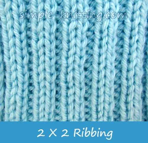 Mistake rib knitting pattern