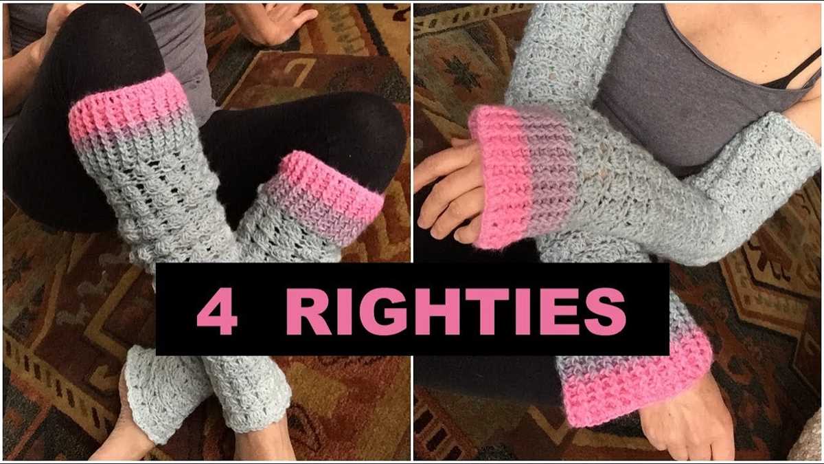 Free knitted knee warmer pattern