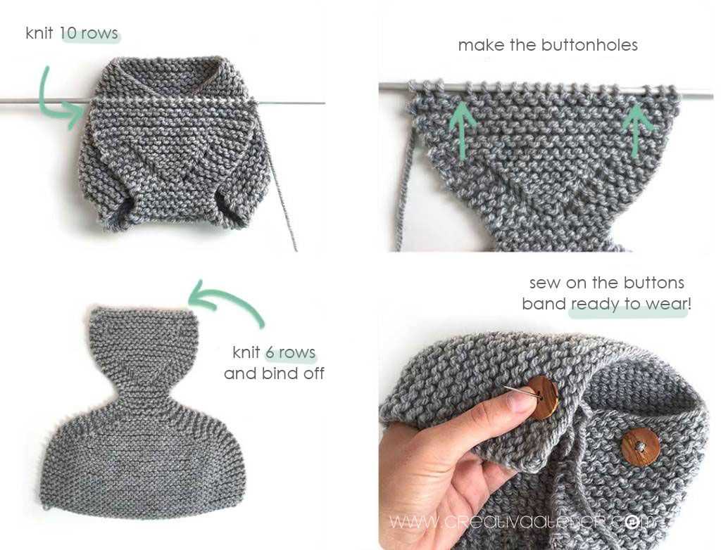 Head cover knitting pattern