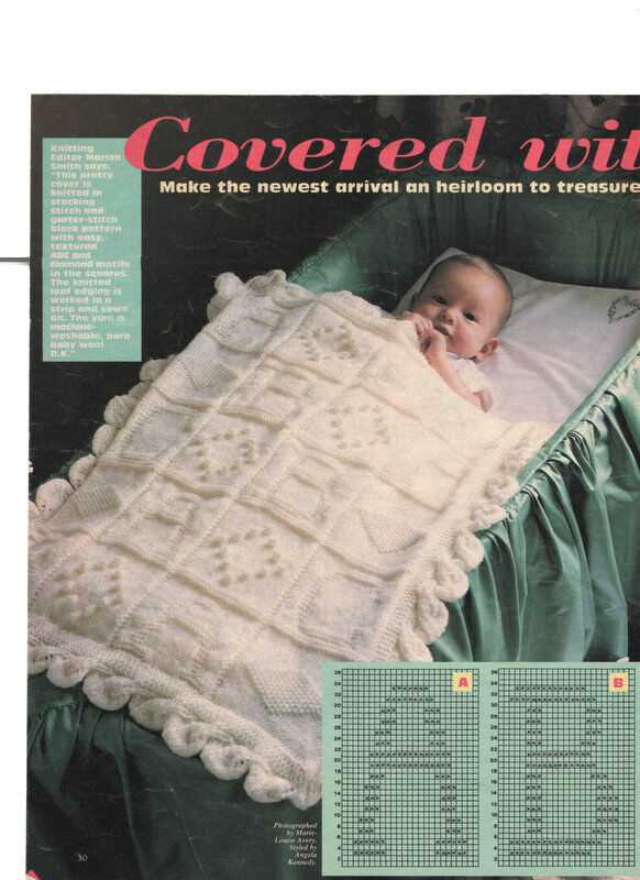 Heirloom blanket knitting pattern