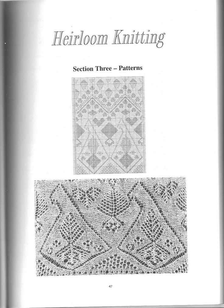 Heirloom knitting patterns