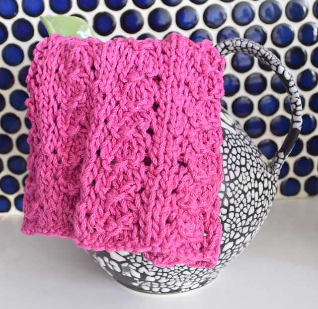 Free knitting patterns for washcloths and dishcloths