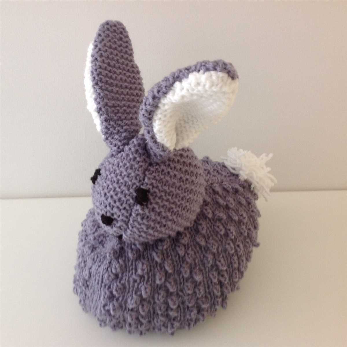 Easy bunny knitting pattern