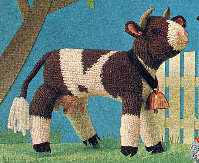 Highland cow hat knitting pattern