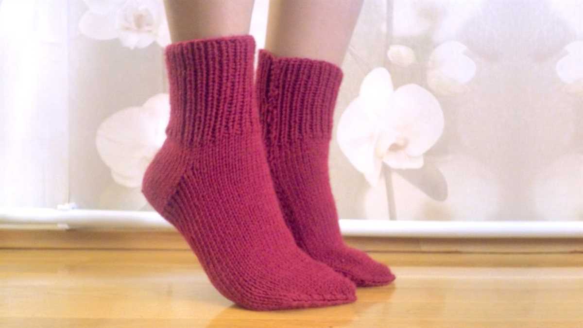 How to knit bed socks easy pattern