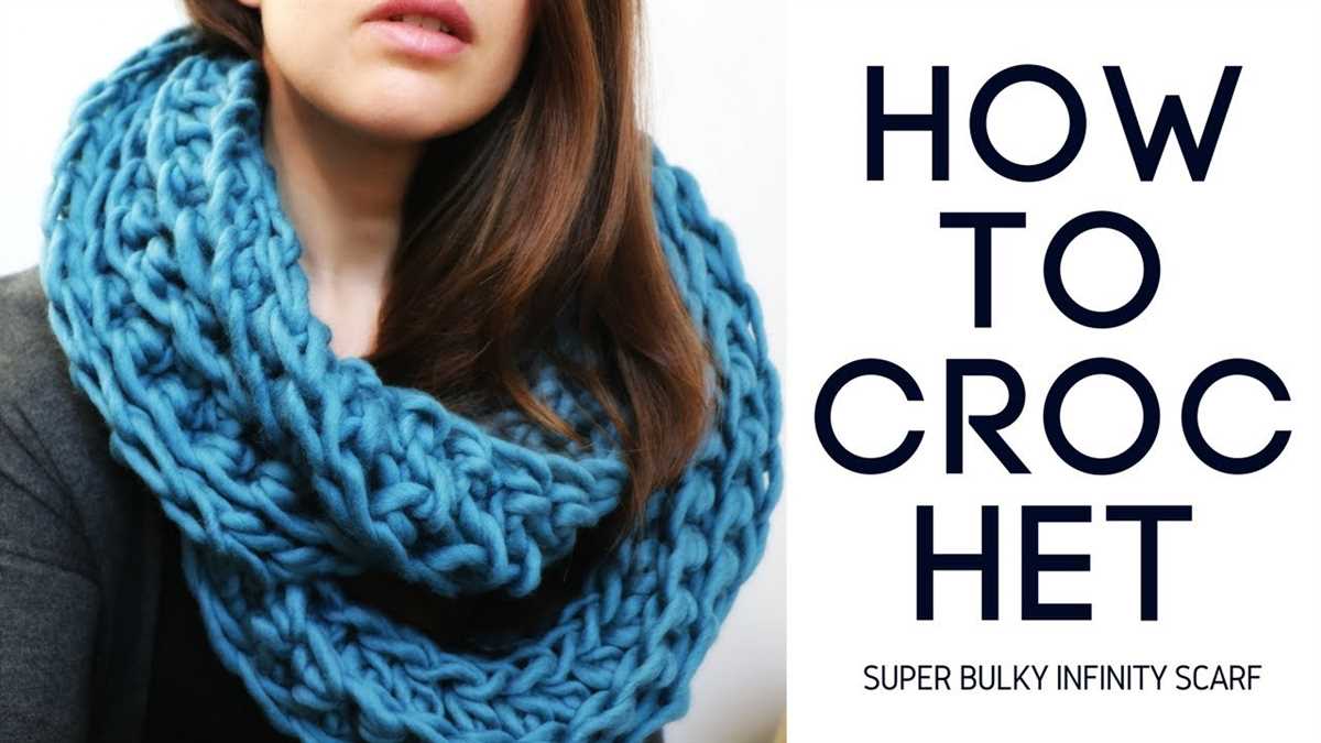 Rib knit infinity scarf pattern