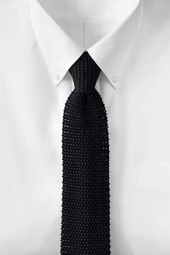 Knit necktie pattern