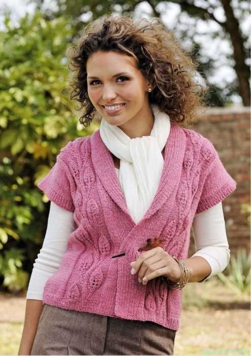 Knitting pattern short sleeve cardigan