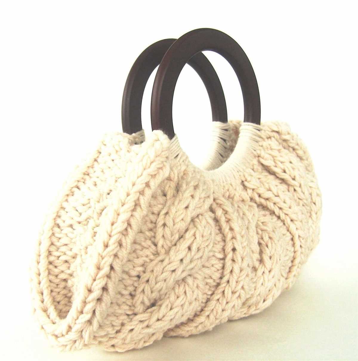 Cable knit bag pattern