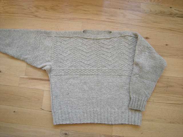 Gansey jumper knitting pattern