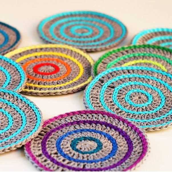 Knitted coaster pattern free
