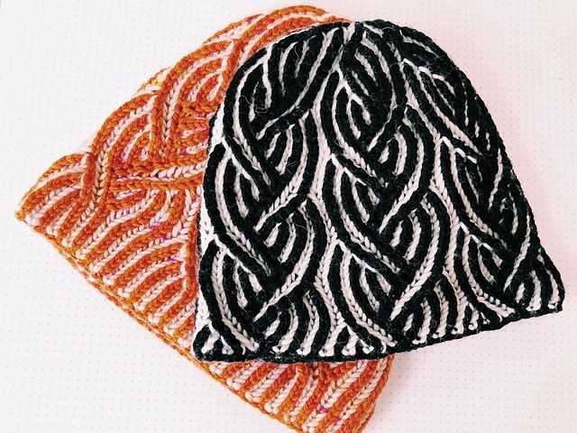 Brioche knitting hat patterns