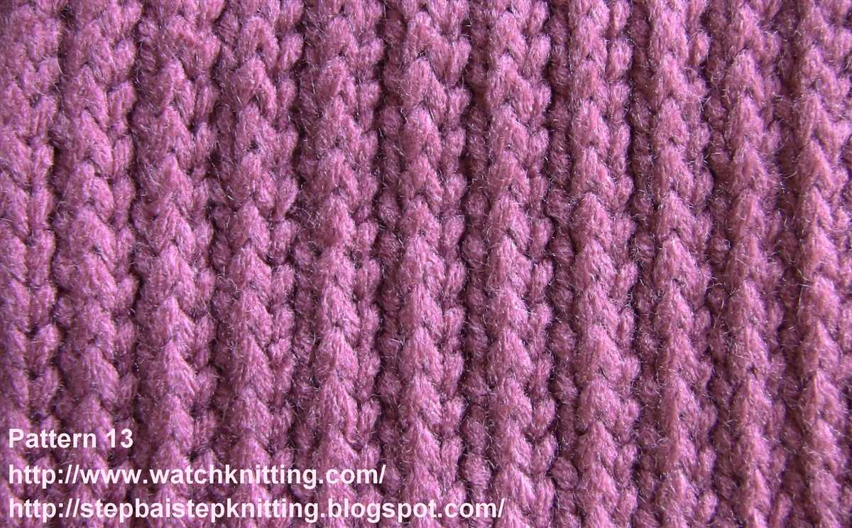 Free knitting machine patterns for beginners