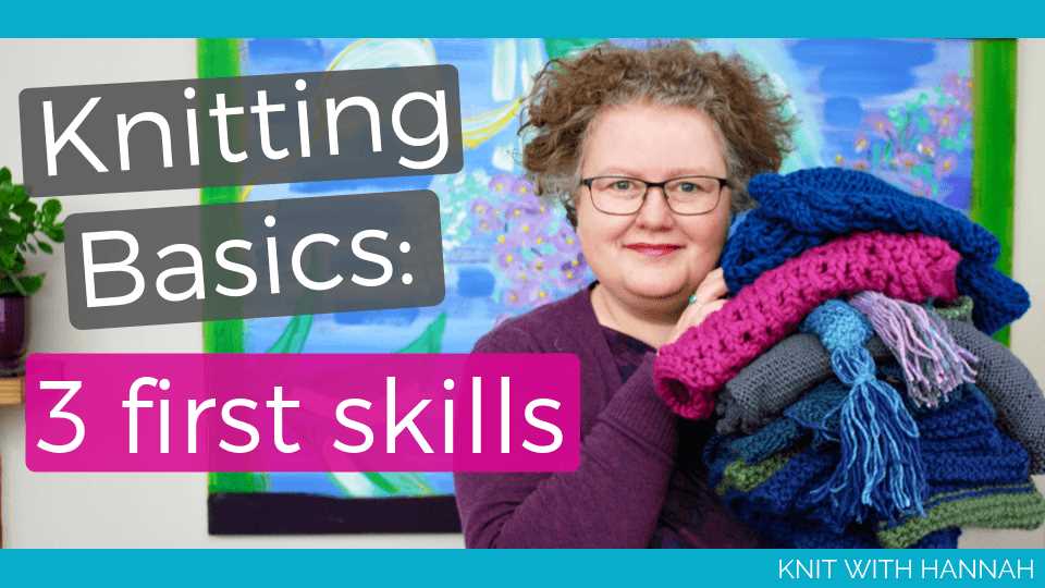 Knitting skill that creates patterns with hues