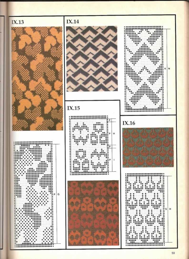 Machine knit patterns