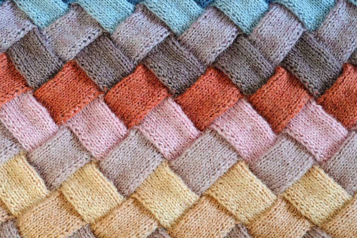 Homespun yarn scarf pattern knit