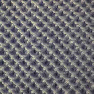 Honeycomb knitting pattern in the round