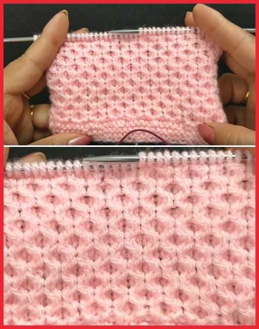 Honeycomb baby blanket knitting pattern