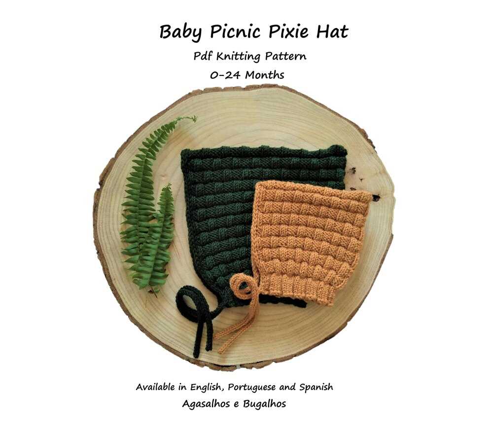 Pixie hat pattern knitting