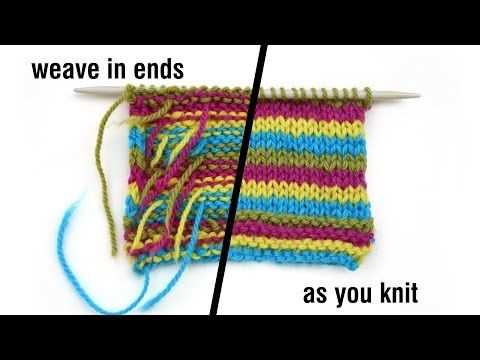 How to carry yarn when knitting a pattern