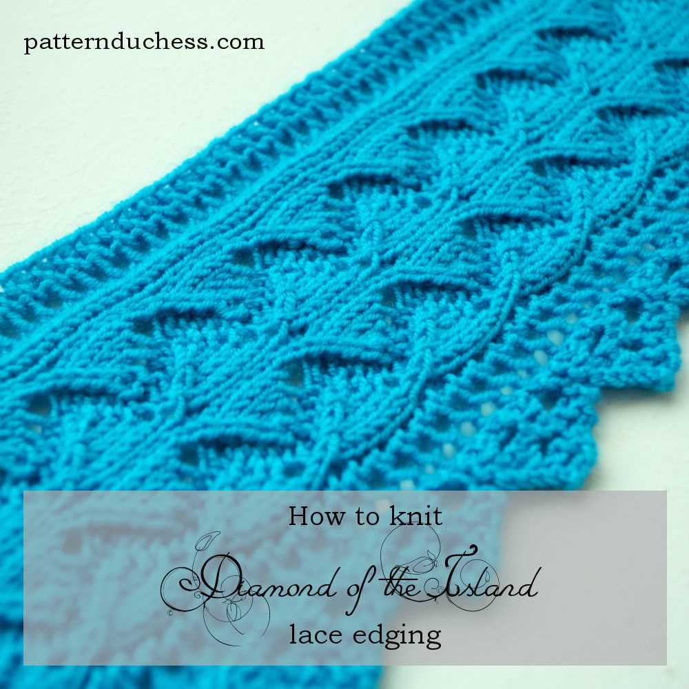 Master the art of knitting a stunning diamond pattern How to knit a diamond pattern