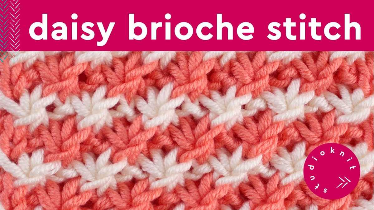 How to knit a flower pattern