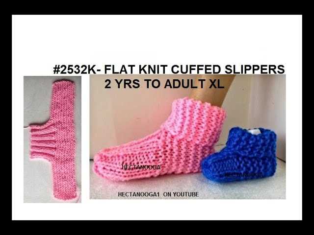 How to knit bed socks easy pattern