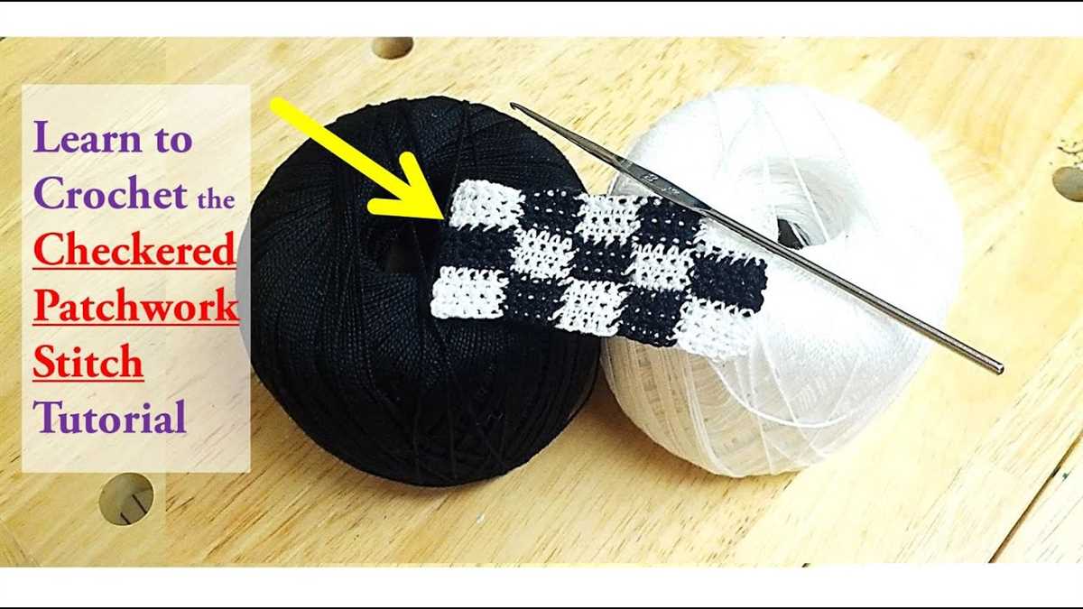 How to knit checkerboard pattern with two colors