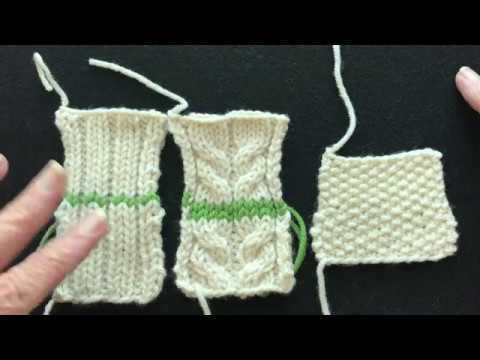 How to enlarge knitting pattern