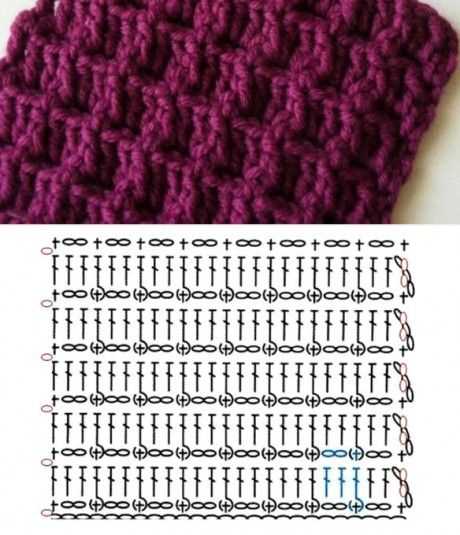 How to knit waffle pattern