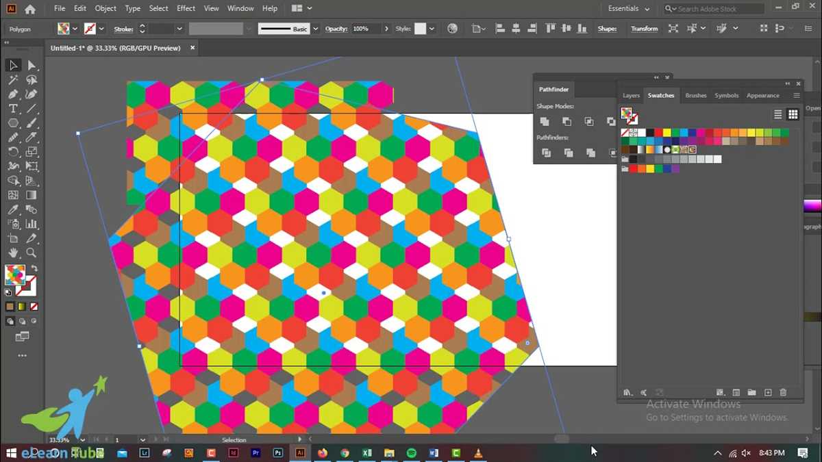 How to make knit pattern in illustrator