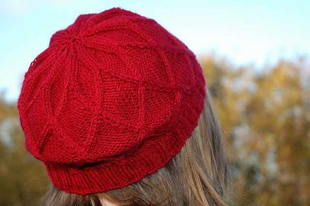 Cable hat knitting pattern
