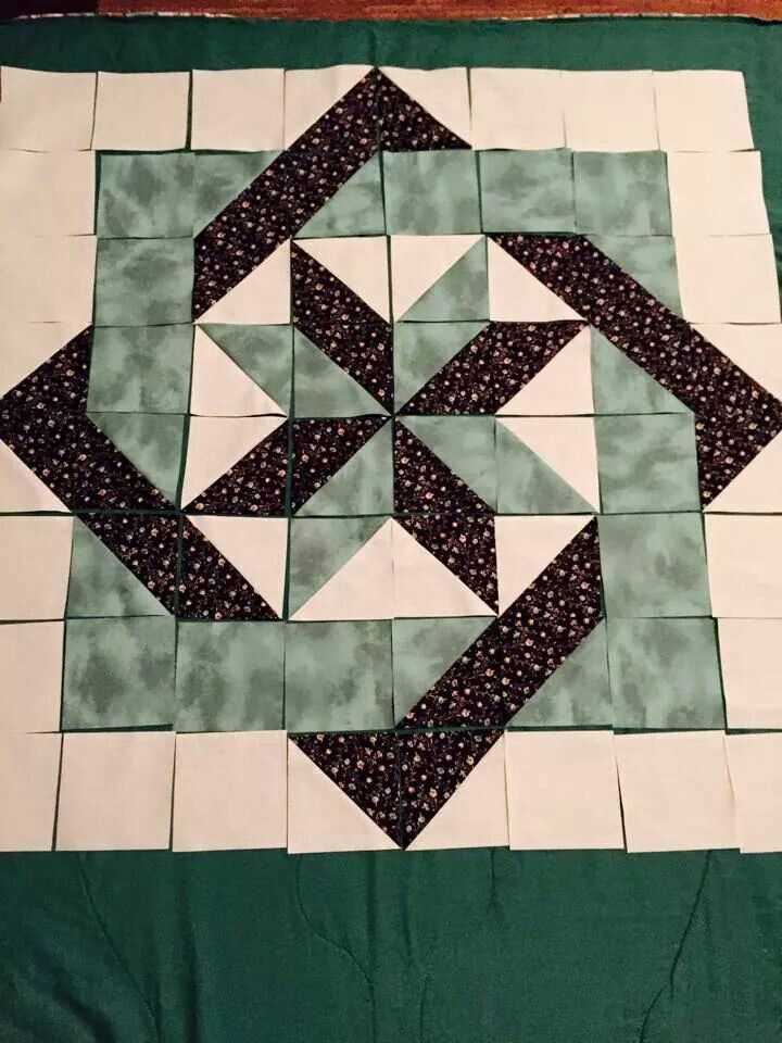 Knit quilt square patterns