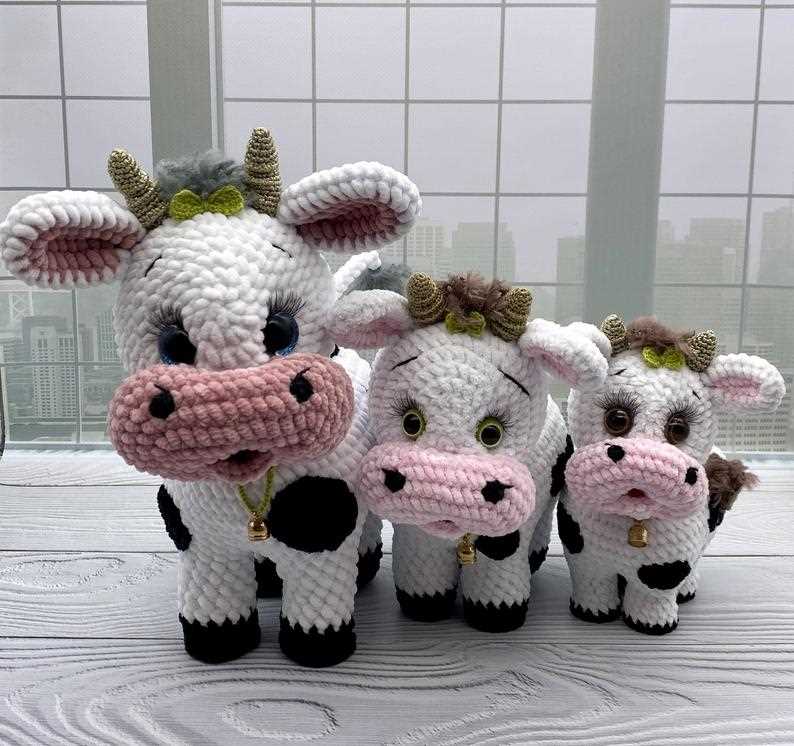 Knitted cow pattern free