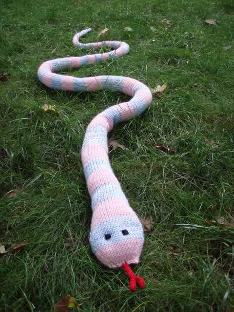 Snake knitting pattern