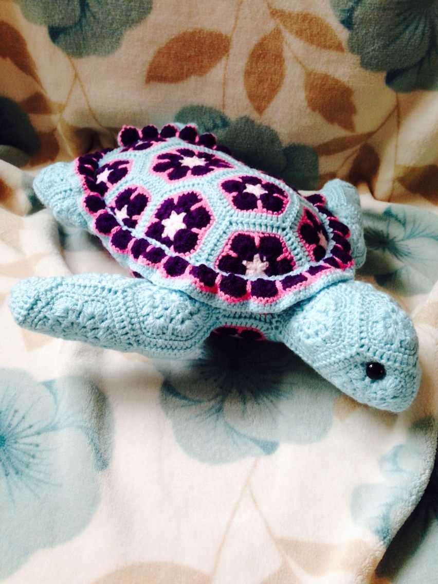 Knit turtle pattern