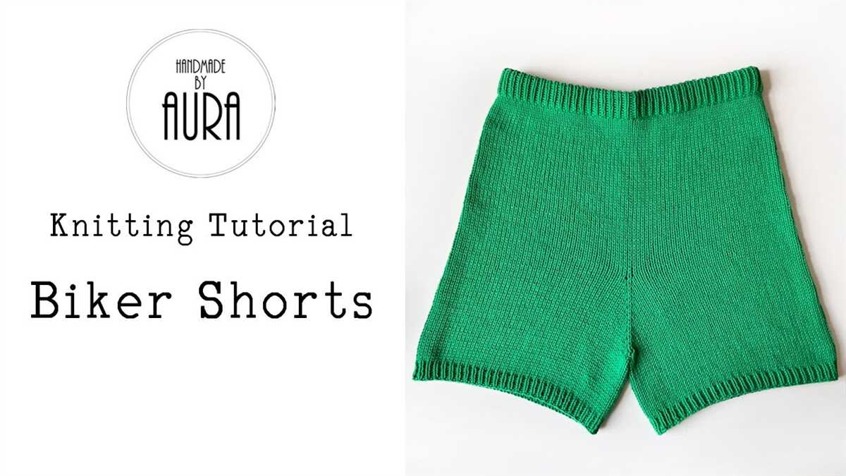 Men's knit shorts pattern